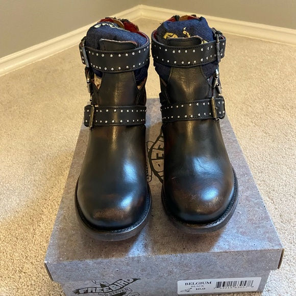 NIB Freebird Belgium Black size 10 - Picture 3 of 12
